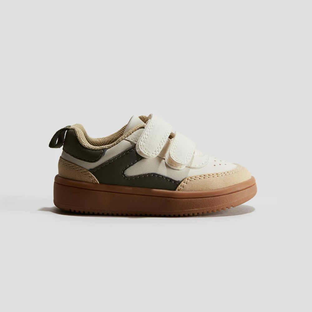 H&M Kids' Cream and Tan Sneakers
